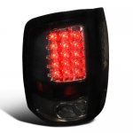 2012 Dodge Ram Black Smoked LED Tail Lights