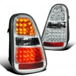 Mini Cooper S 2005-2006 Clear LED Tail Lights