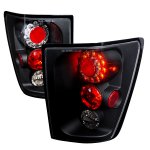 Jeep Grand Cherokee 2005-2006 Black LED Tail Lights