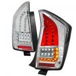 2010 Toyota Prius Clear Full LED Tail Lights