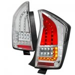 Toyota Prius 2010-2011 Clear Full LED Tail Lights