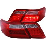 Toyota Camry 2007-2009 LED Tail Lights Red and Clear