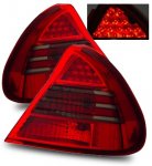 Mitsubishi Mirage 1999-2002 LED Tail Lights Red and Smoked