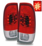 2002 Ford F150 LED Tail Lights Red and Clear
