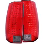 2007 Chevy Suburban Red and Smoked LED Tail Lights