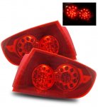 Mazda 3 Sedan 2004-2008 Red LED Tail Lights