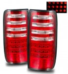 Toyota Land Cruiser 1991-1997 LED Tail Lights Red and Clear