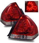2010 Chevy Impala Red and Clear LED Tail Lights