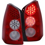 Mazda Tribute 2005-2006 LED Tail Lights Red and Clear