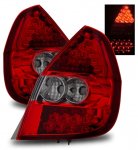 Honda Fit 2006-2008 Red and Smoked LED Tail Lights Honda Fit 2006-2008 Red and Smoked LED Tail Lights