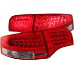 Audi A4 Sedan 2005-2008 Red and Clear LED Tail Lights Audi A4 Sedan 2005-2008 Red and Clear LED Tail Lights