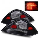 Honda Accord Coupe 2003-2005 LED Tail Lights Black