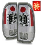 2007 Ford F350 Super Duty LED Tail Lights Chrome