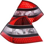 2001 Mercedes Benz S Class LED Tail Lights Black Trim