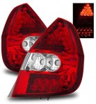 Honda Fit 2006-2008 Red and Clear LED Tail Lights Honda Fit 2006-2008 Red and Clear LED Tail Lights