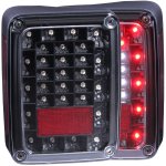 Jeep Wrangler JK 2007-2015 Black LED Tail Lights