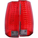 2012 GMC Yukon Red and Smoked LED Tail Lights