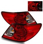 Chrysler Sebring Sedan 2007-2008 LED Tail Lights