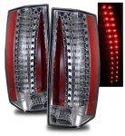 Cadillac Escalade 2007-2014 Clear LED Tail Lights