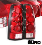 1992 Chevy Suburban Red Altezza Tail Lights