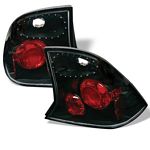 2003 Ford Focus Sedan Black Altezza Tail Lights