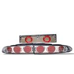 Mitsubishi Eclipse 1995-1999 Clear Altezza Tail Lights