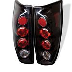 Chevy Avalanche 2002-2005 Black Altezza Tail Lights