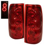 2000 Chevy Silverado Red Ring LED Tail Lights
