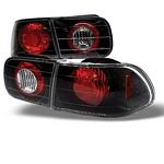 Honda Civic 1992-1995 JDM Black Altezza Tail Lights