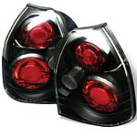 2000 Honda Civic Hatchback Black Altezza Tail Lights