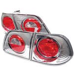 2000 Honda Civic Sedan Clear Altezza Tail Lights