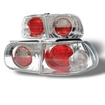 Honda Civic Hatchback 1992-1995 Clear Altezza Tail Lights