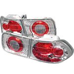 Honda Civic Coupe 1996-2000 Clear Altezza Tail Lights