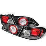 Toyota Corolla 1998-2002 Black Altezza Tail Lights