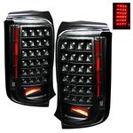 Scion xB 2008-2009 Black LED Tail Lights Scion xB 2008-2009 Black LED Tail Lights