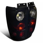 2001 Ford Expedition Black Smoked Altezza Tail Lights