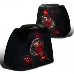VW Jetta 1999-2004 Black Smoked Altezza Tail Lights