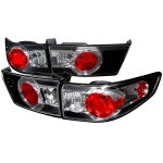 Honda Accord Sedan 2003-2005 Black Altezza Tail Lights
