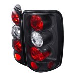 2004 Chevy Suburban Black Altezza Tail Lights