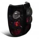 1999 GMC Sierra Black Smoked Altezza Tail Lights
