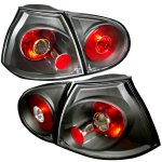 VW Rabit 2006-2009 Black Altezza Tail Lights