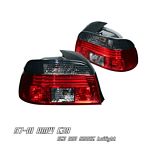 1998 BMW E39 5 Series Red and Smoked Euro Tail Lights