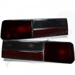 1990 Ford Mustang LX Depo Red and Smoked Euro Tail Lights