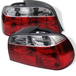 BMW E38 7 Series 1995-2001 Red and Clear Euro Tail Lights