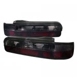 Nissan 240SX Coupe 1989-1994 Red and Smoked Euro Tail Lights
