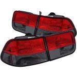 Honda Civic Coupe 1996-2000 Smoked Crystal Tail Lights