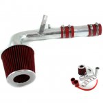 Dodge Neon 2000-2005 Polished Cold Air Intake with Red Air Filter
