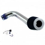 2000 Acura Integra GSR Polished Short Ram Intake with Blue Air Filter