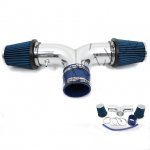 2001 Jeep Grand Cherokee Polished Short Ram Intake with Blue Air Filter