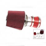 2005 Pontiac Grand Prix Polished Short Ram Intake with Red Air Filter